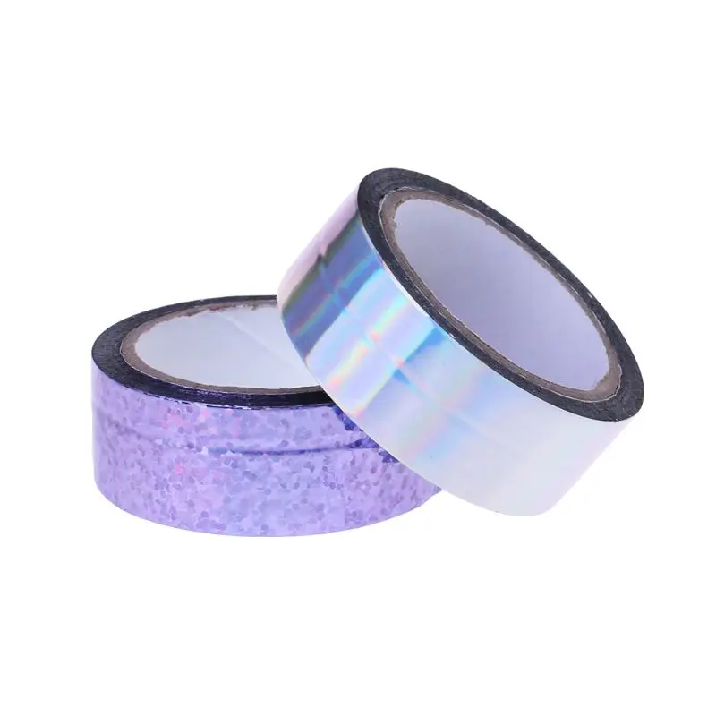 

19mmx10M Gold Foil Washi Tape Silver/Purple Color Japanese DIY Scrapbooking Tools Masking Tape