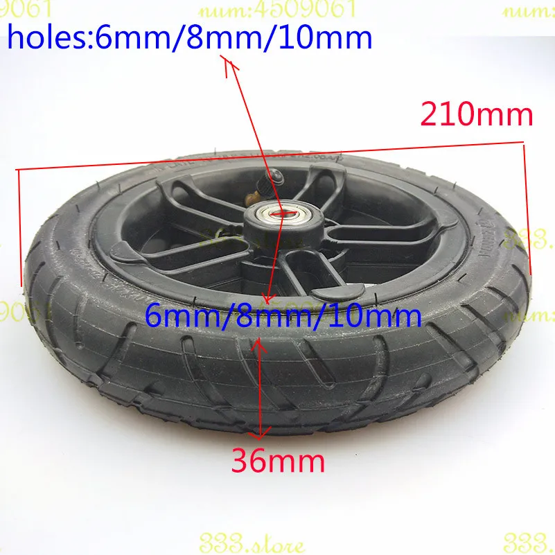 2шт E-twow S2 M8 M10 Пневматический " Скутер 200x45 колесо колесико с шиной и трубкой части мотоцикла