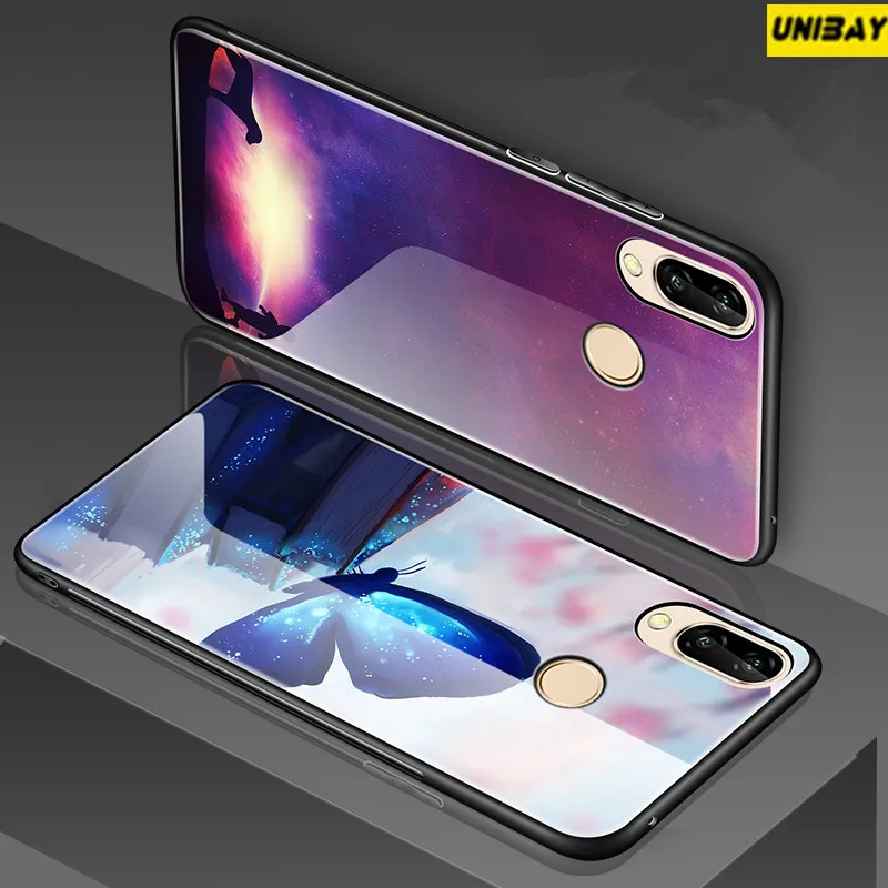 Huawei nova 3e чехол противоударный huawei P20 Lite случае 9 H закаленное Стекло задняя крышка