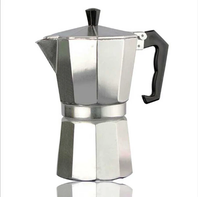 ATWFS High Quality Espresso Coffee Pots 9 Cups Aluminum Moka Pot Coffee  Maker Moka Espresso Cup - AliExpress