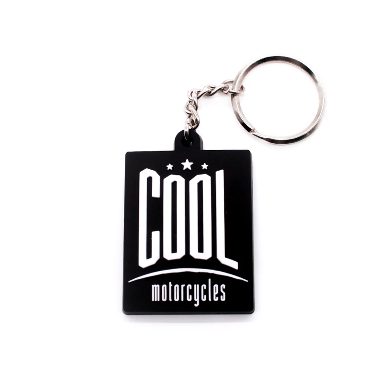 Promotional cool motorcycle logo designed Keychains personalized