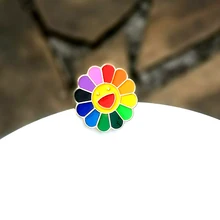 Nengdou J10 значок радуги металлический значок Rozet LGBT Pride Радужный Флаг Кнопка Pinback значок поддержка гей-лесбиянок символ булавка брошь