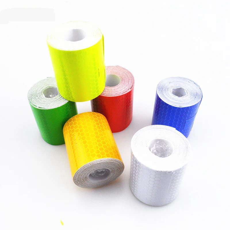 

Car Safety Mark Reflective Strip Stickers Warning Light Reflector Protective Sticker Warning Tape Reflective Film