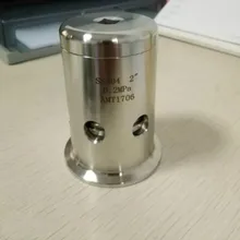 " Tri Зажим предохранительный клапан давления/вакуумный выключатель 0,5/1,0/1,5/2/2,2/3 бар нержавеющая сталь 304 патрон 64 мм