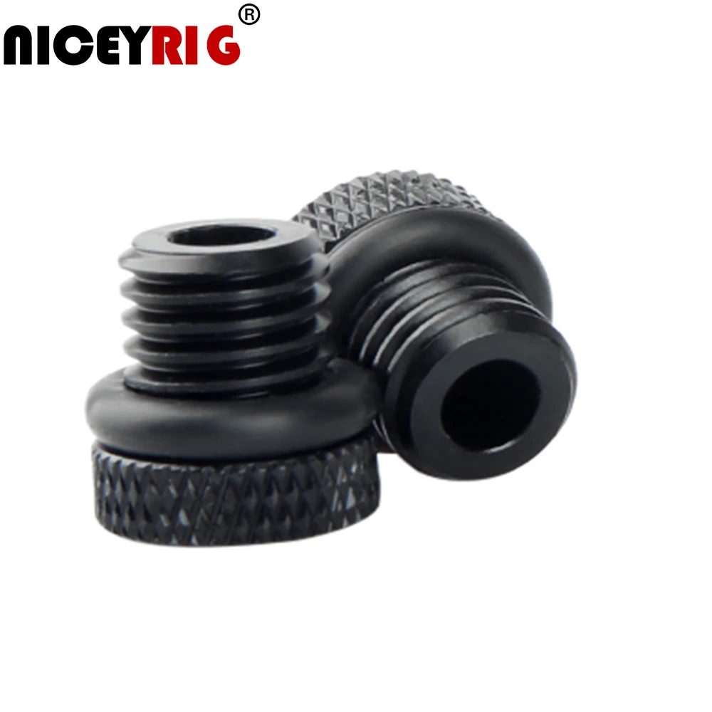 

NICEYRIG 15mm Rod Cap 15mm Rod Rail Stopper Screw Cap M12 Rig Screw Nut Shoulder Rig Camera Rig Dust-Proof Nut (2 Pieces a Pack)