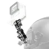 Adaptateurs de casque, supports métalliques, Rotation à 360 degrés, pour Gopro, DJI, Osmo, Action, EKEN, caméra d'action ► Photo 2/6