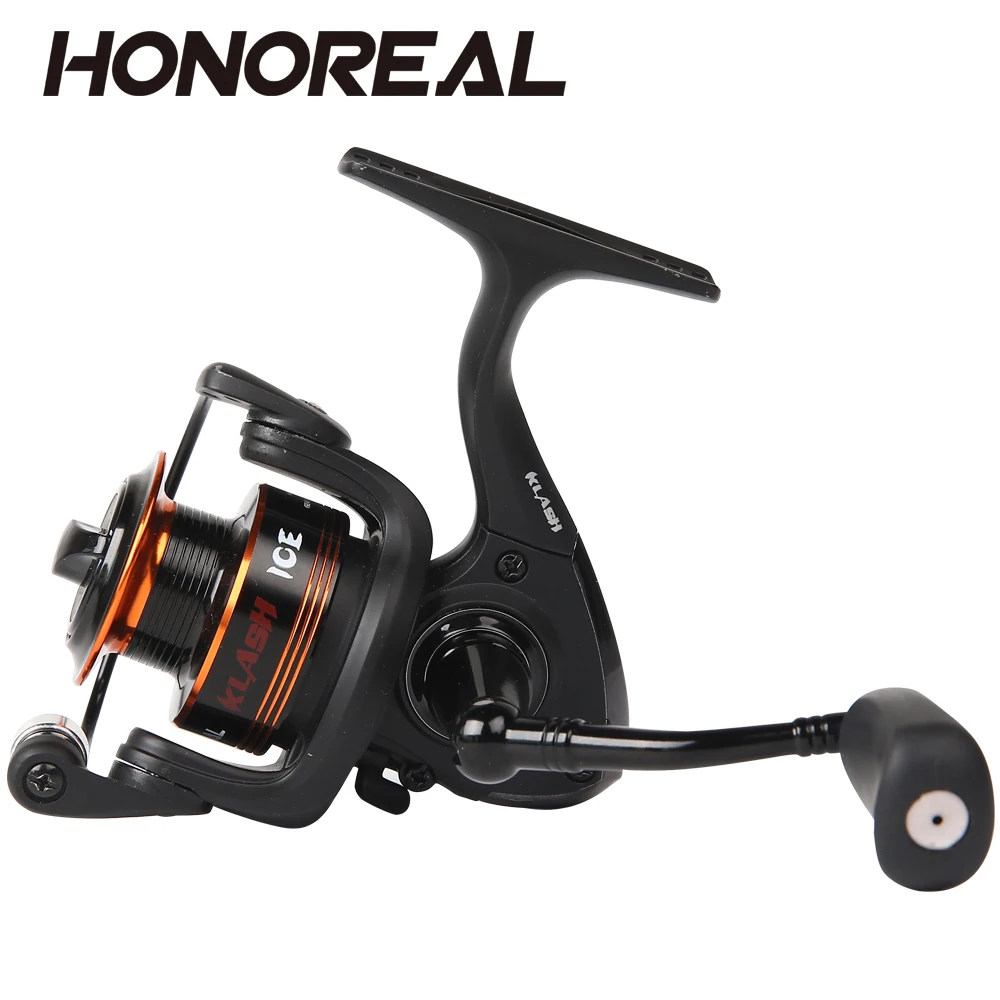 HONOREAL 8+1BB CNC Aluminum Spool 1000 Size Mini Spinning Reel for Ice