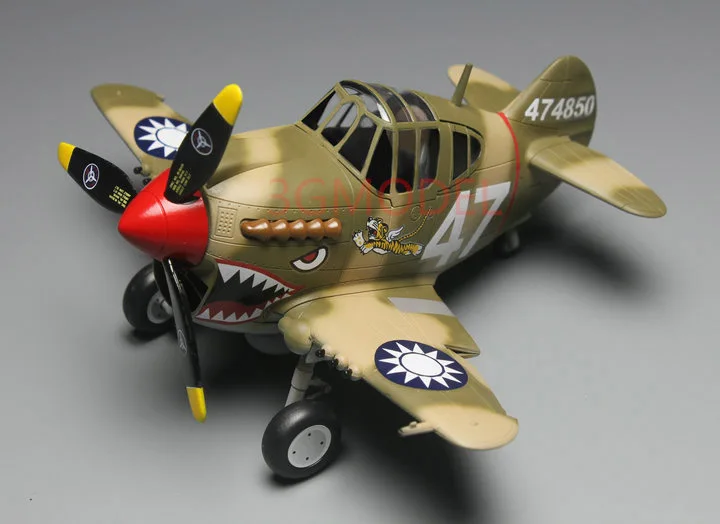 Сборные комплекты для моделирования милый самолёт модель Curtiss P-40 Warhawk Fighter Model DIY106