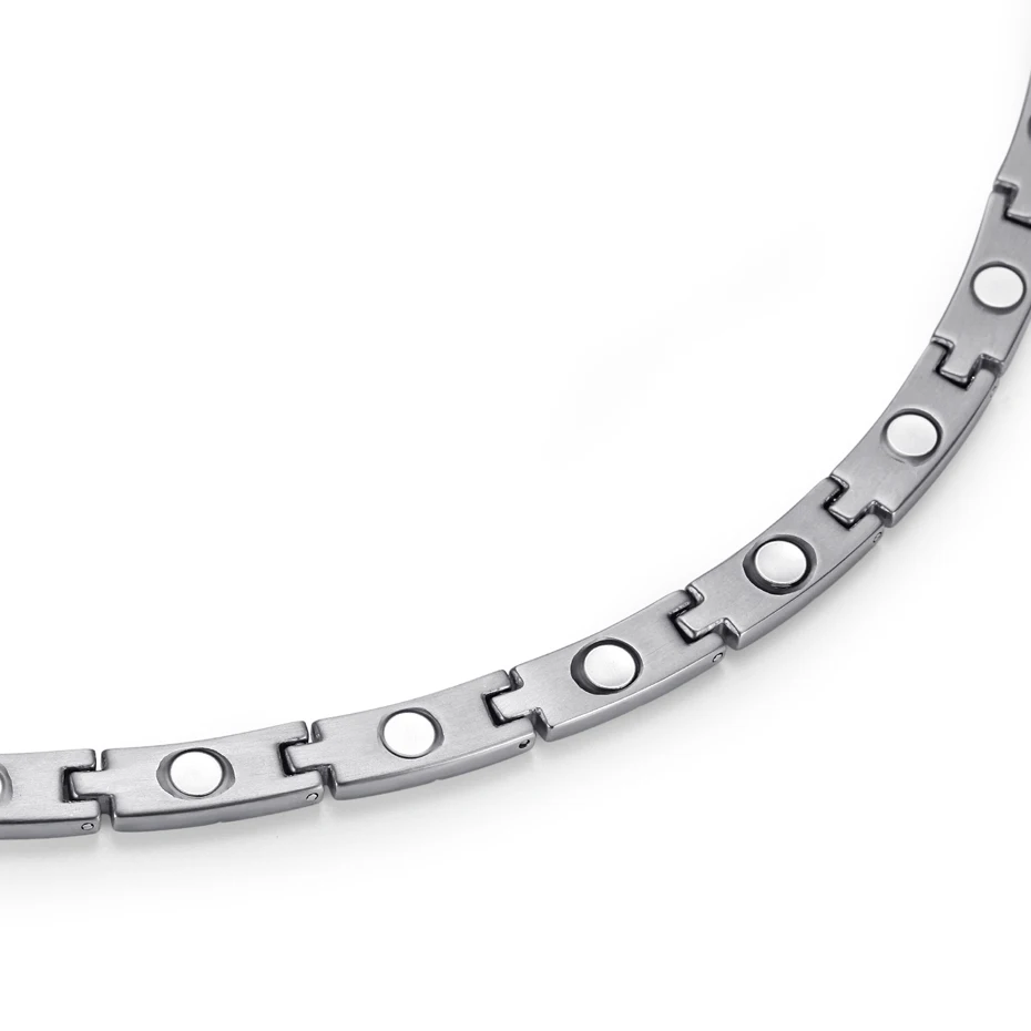 Titanium Power Necklaces silver  (12)