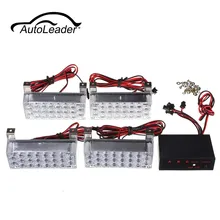 Autoleade12v 22×4 водить автомобиль предупреждение свет мигает лампа аварийного beacon light bar опасности Strobe Light Водонепроницаемый авто лампы