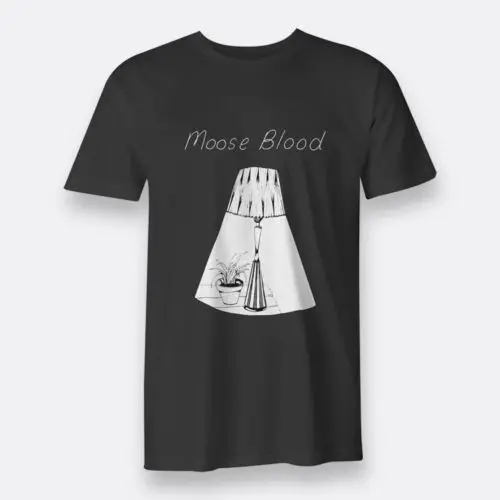 Moose крови мужской размер тройники черный T-shirts2018 новая футболка с принтом |