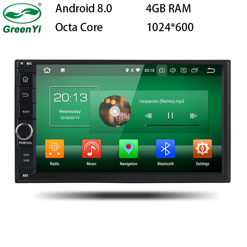 GreenYi Универсальный Android 8 0 Автомобильный gps DVD для Nissan Gashqai X trail Almera Pathfinder Teana Note Juke