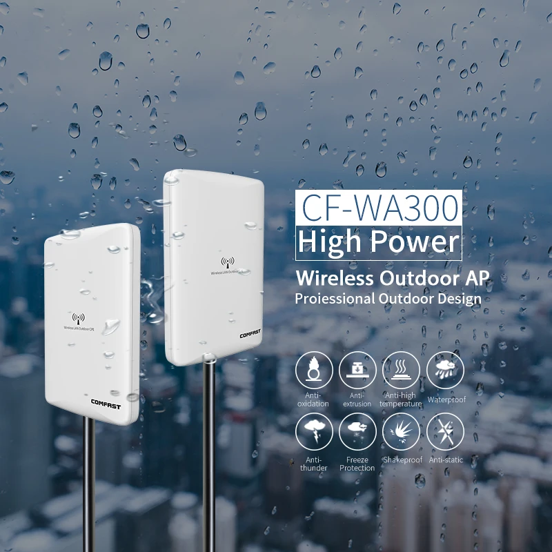 

Outdoor Wifi Repeater 2.4GWireless WiFi Amplifier with AP WISP 27dBm Wifi Router High Power Wifi Extender base station AP