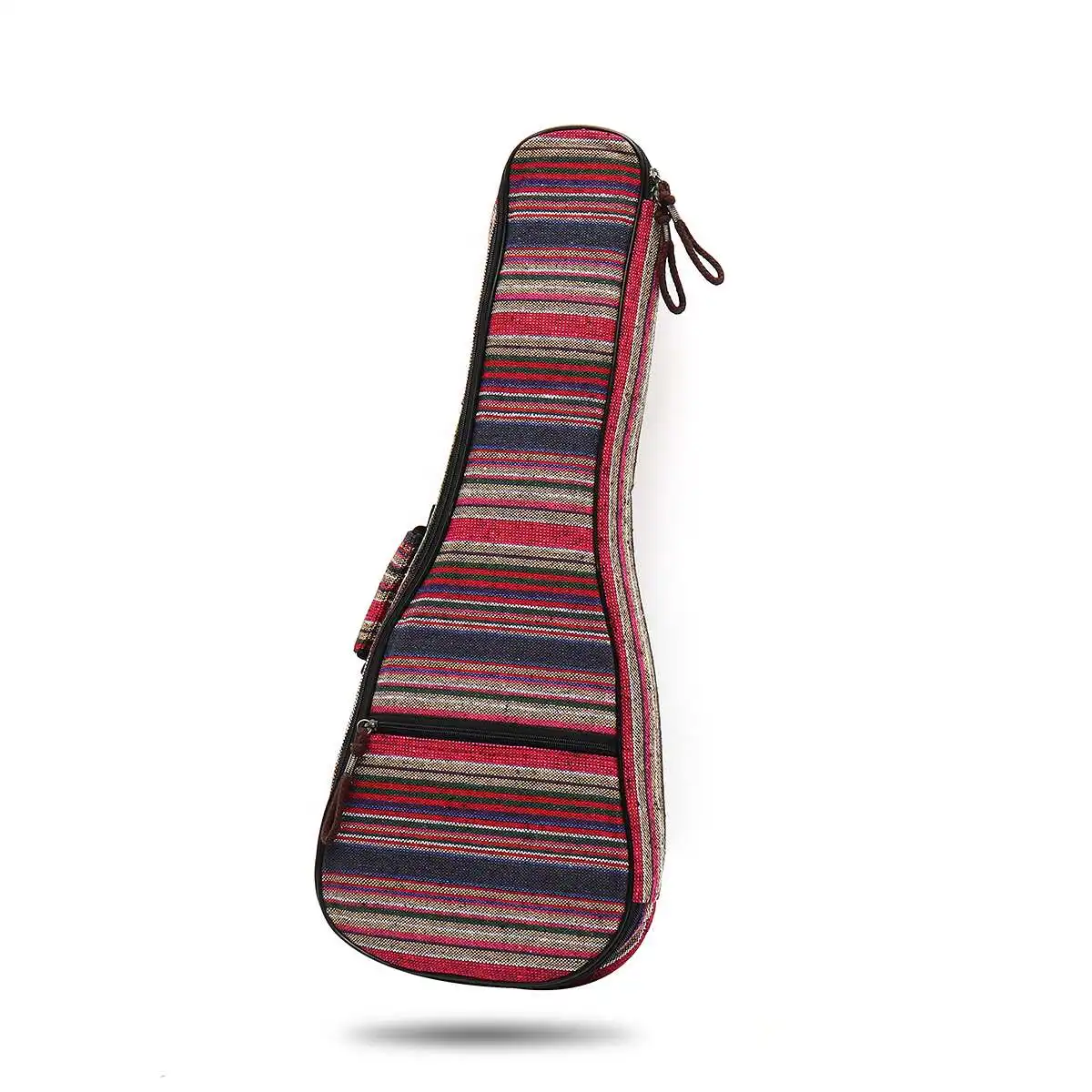 Национальный стиль 26 дюймов Вязание укулеле сумка рюкзак анти-столкновения двойной плечевой ремень хлопок Мягкий Ukelele чехол для переноски