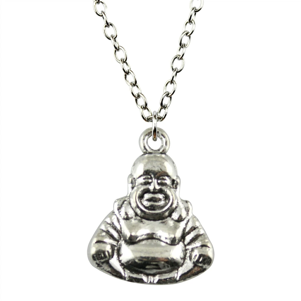 Wholesale Price 20*16mm (0.79*0.63 inches) Buddha Pendant Link Chain