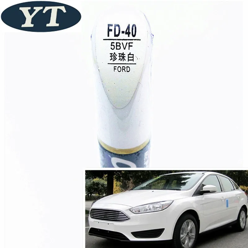 Авторучка для ремонта царапин авторучка белого цвета Ford ecosport kuga focus s-max fiesta