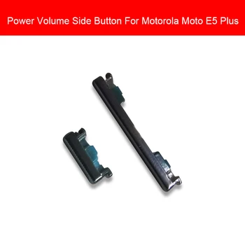 

1set (Power On Off + Volume Switch ) Side Button For Motorola Moto E5 Plus E5Plus Power Volume Side Keypads Repair Replacement