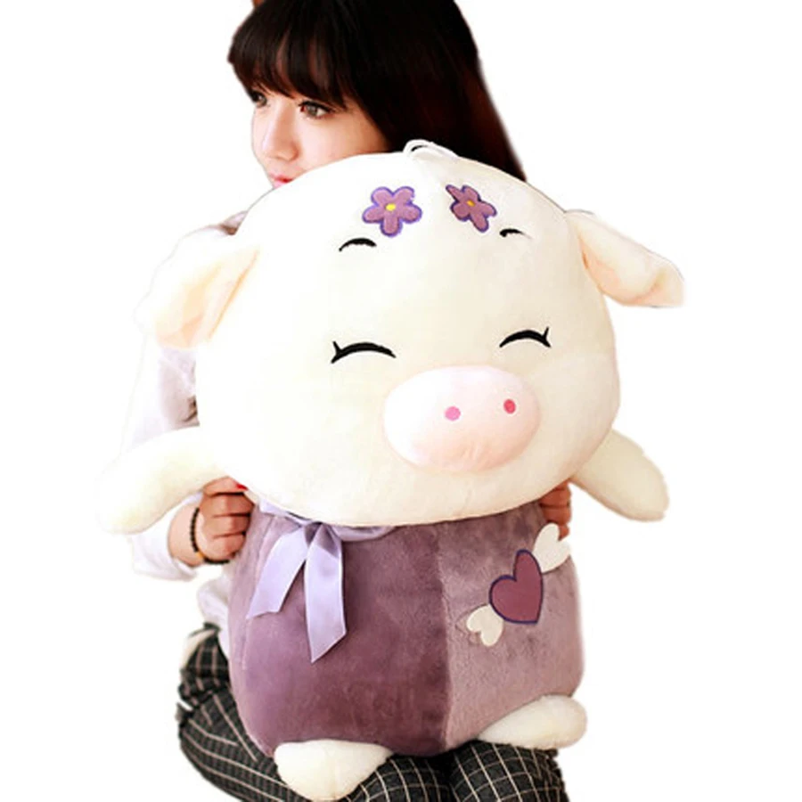 

Cute Big Plush Pig Stuffed Animals Dolls Toys Girls Soft Pig Toy Oyuncak Bebek Birthday Gift Peluches Grandes Kids Toys 70G0601