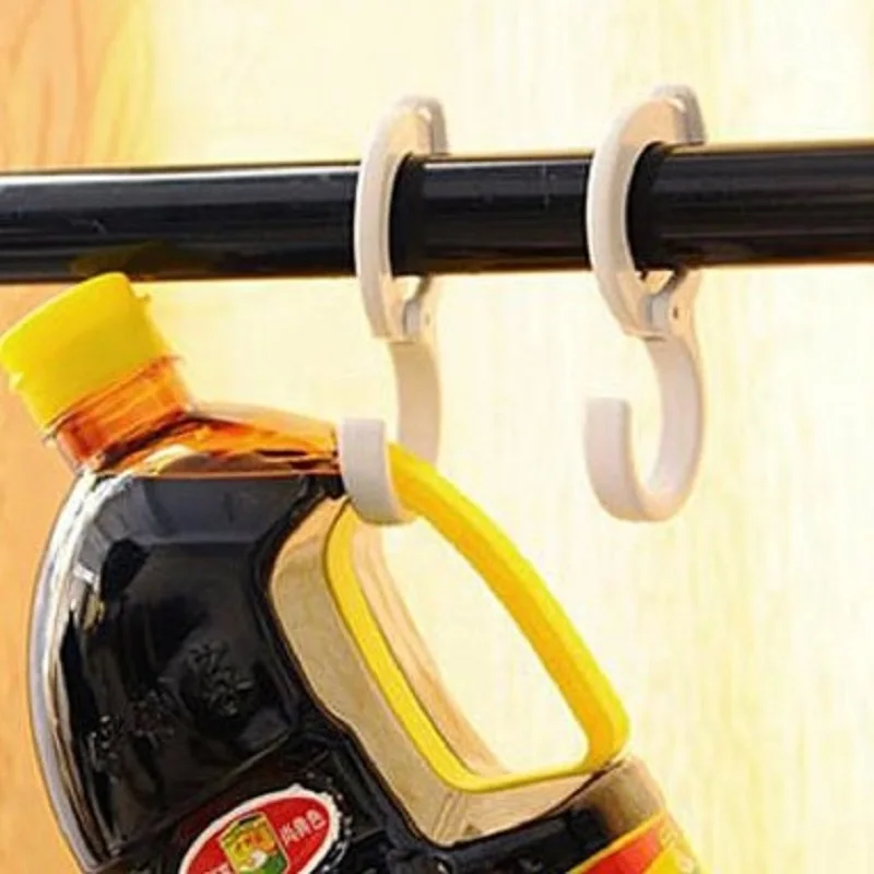 Multi functional s hooks clamp type s hook key holder wall chest bag