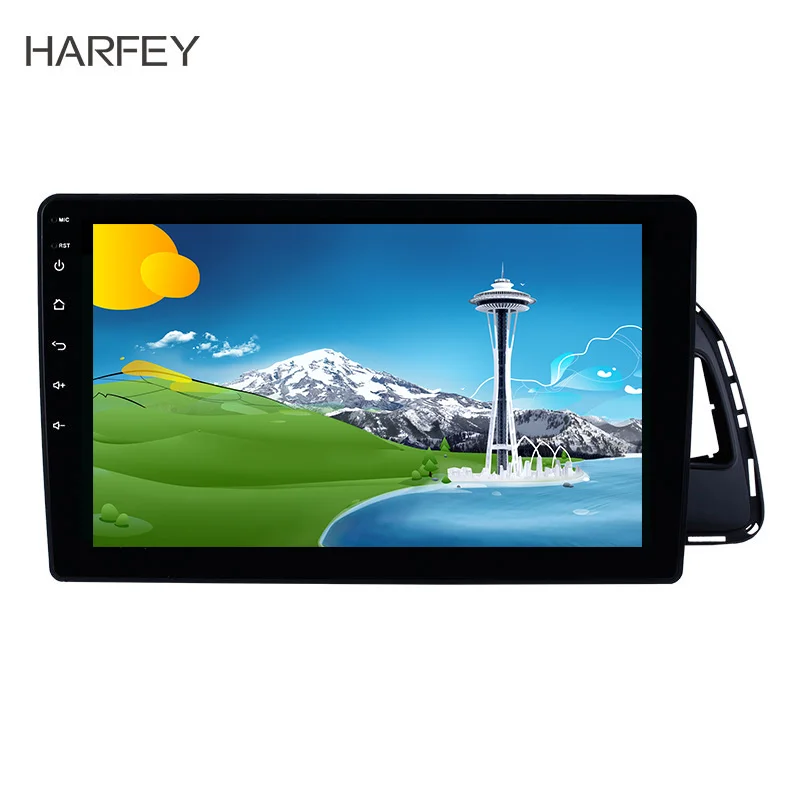 

Harfey Android 8.1 10.1"car Multimedia Player GPS Navi for Audi Q5 2010-2017 with Bluetooth WIFI AUX support DVR SWC 3G Carplay