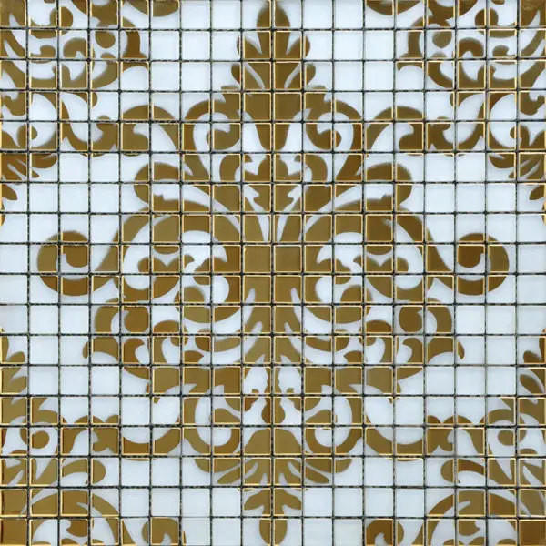Crystal Gl Tiles Puzzle Tile Mosaic Mirror Sheets Pattern Whole Crystal Gl Mosaic Mirror Sheets Pteris Pattern Design Art Bathroom Wall Tile Kitchen Backsplash Shower