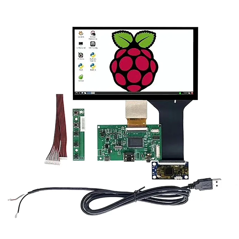 7 дюймовый модуль сенсорного монитора 1024X600 для Linux/android /win7 8 10 Raspberry Pi3 plug and play ЖК