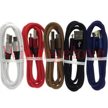 200 шт. 1 м type c usb кабель с нейлоновой оплеткой Алюминий сплава Кабель с разъемом usb-c для наборы аксессуаров для телефонов для samsung s8 для lg