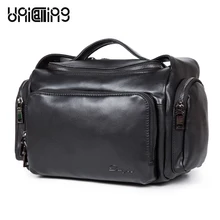 UniCalling Мужская брендовая модная сумка через плечо из натуральной кожи, мужская повседневная сумка в форме багажника