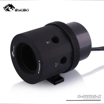 

Bykski PWM Automatic Speed Combo 18W Pump Max 5000RPM Flow 1100L/H Compatible D5 Pump Metal Cover Size 80*80*82mm