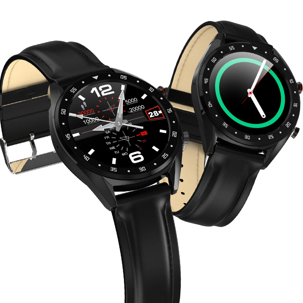 

L7 Smart Watch men ip68 Waterproof Heart Rate Monitoring Blood Pressure ECG MTK2502 sports smartwatch For Android Metal Strap