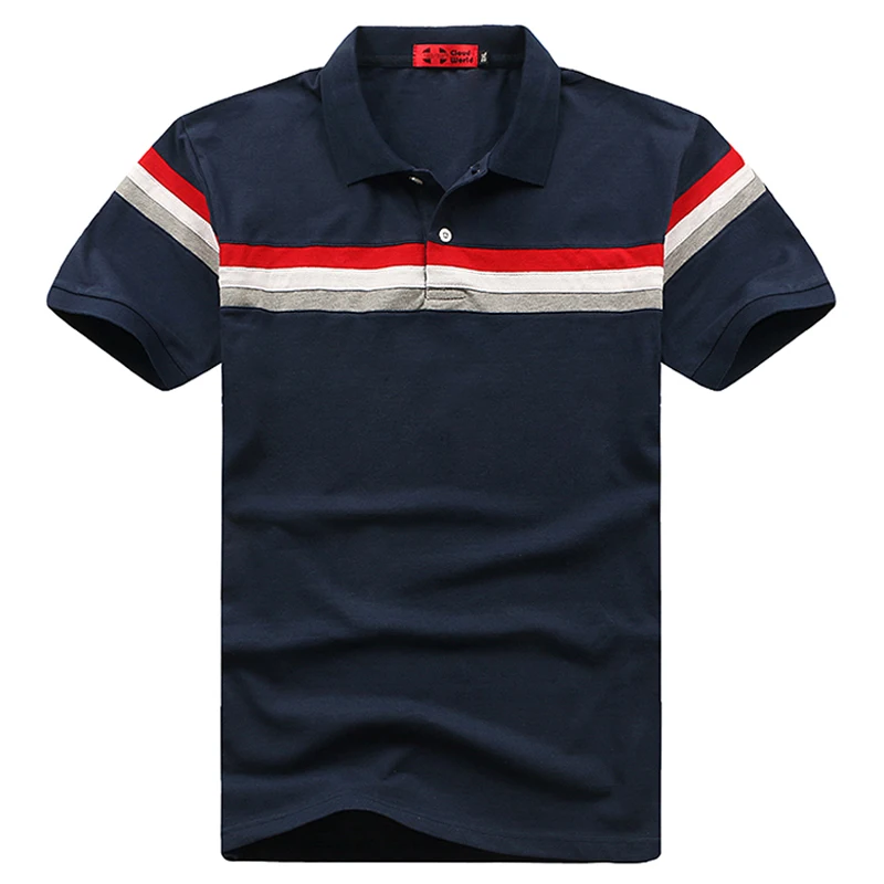 

8XL 6XL 5XL 4XL New Arrival 2019 Brand Clothing Men Polo Shirt Men Business & Casual Stripe Male Polo Shirt Short Sleeve Polo