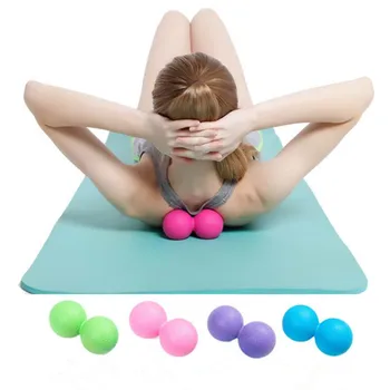 

Peanut Massage Ball Double Lacrosse Massage Tool for Physical Therapy Deep Tissue Myofascial Muscle Relaxer Acupoint Massage