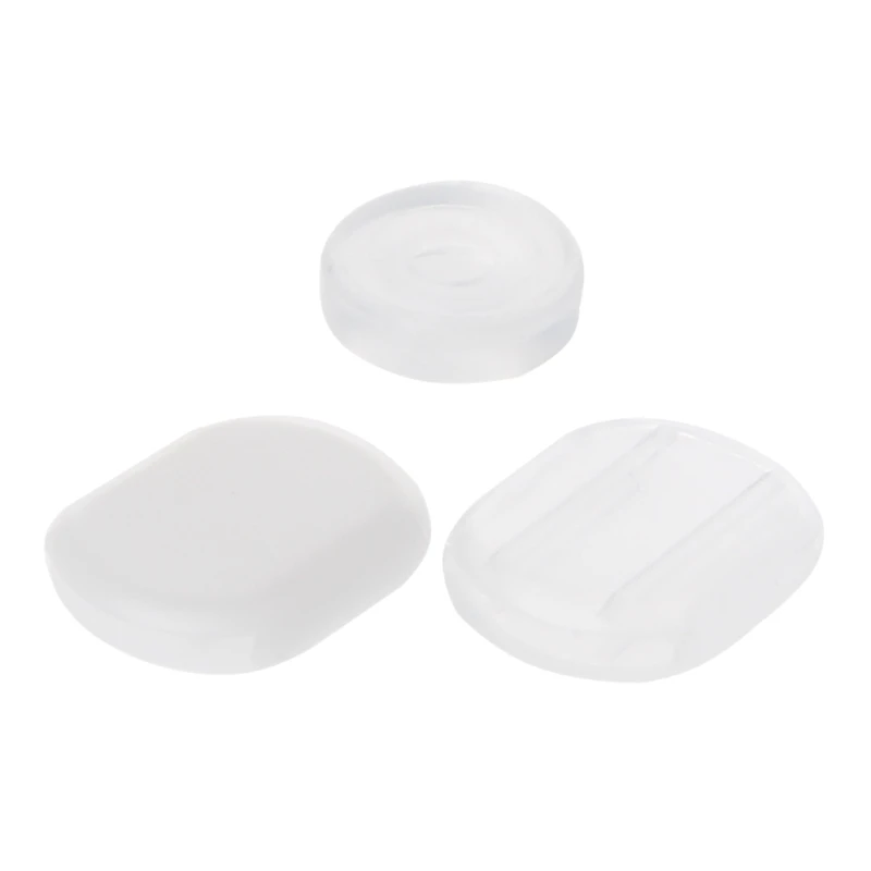 

50PCS Clear Comfort Earring Pads Silicone Anti Pain Cushion for Clip On Earrings