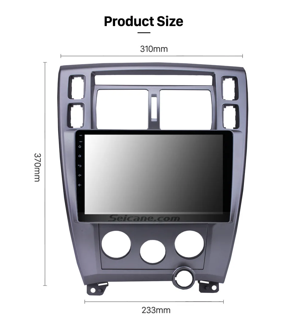 Seicane Android 9,0 головное устройство 10,1 дюймов Автомобильный gps Navi Стерео для 2006-2011 2012 2013 hyundai Tucson левый руль с 3g wifi