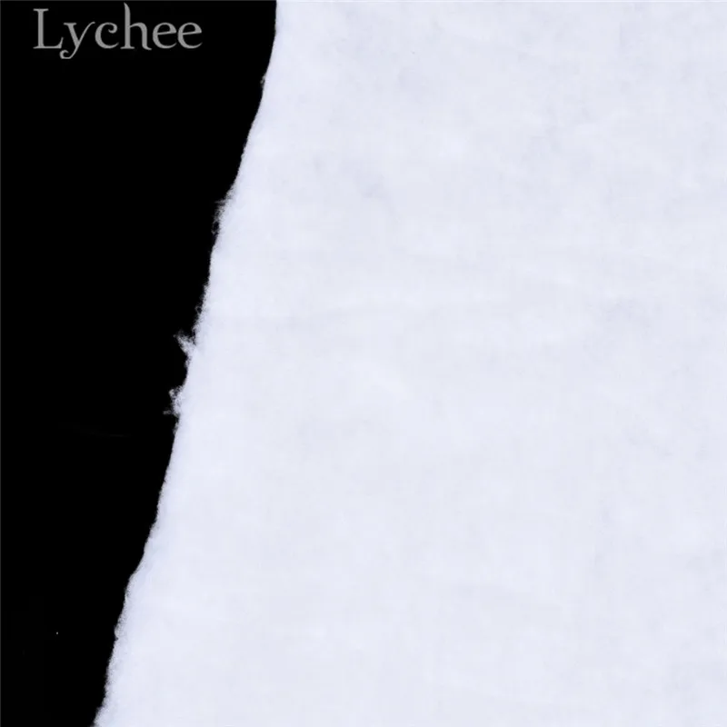 Lychee Life 5 мм подкладка из хлопка белой ткани без клея высококачественные материалы