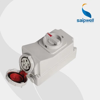 

IP67 5P 16A 400V interlock switch socket ( SP-5603 )