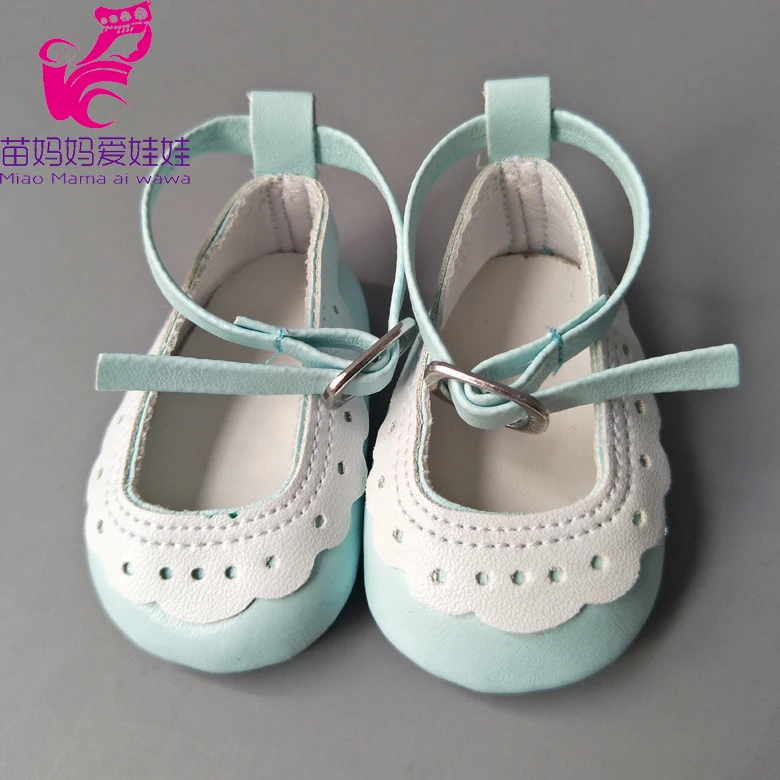 Fille 7 cm chaussures de poupée convient 18 pouces poupée mini chaussures pour 45 cm bébé poupées chaussures