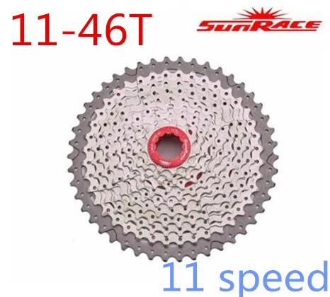 Кассета велосипеда SunRace свободное колесо 11 скоростей в 46T 50T CSMS8 CSMX8 широкое