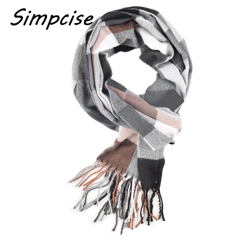 32*170cm Winter Warm Classical Striped Hot Men Scarf Tassels Scarves Unisex Scarves New Fashion Design A3A17739 mens dress scarf