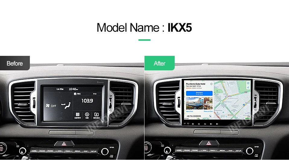 Sale android 8.1 car dvd for KIA sportage 2016 2017 kx5 gps navigation car radio video stereo multimedia player octa core IPS screen 1