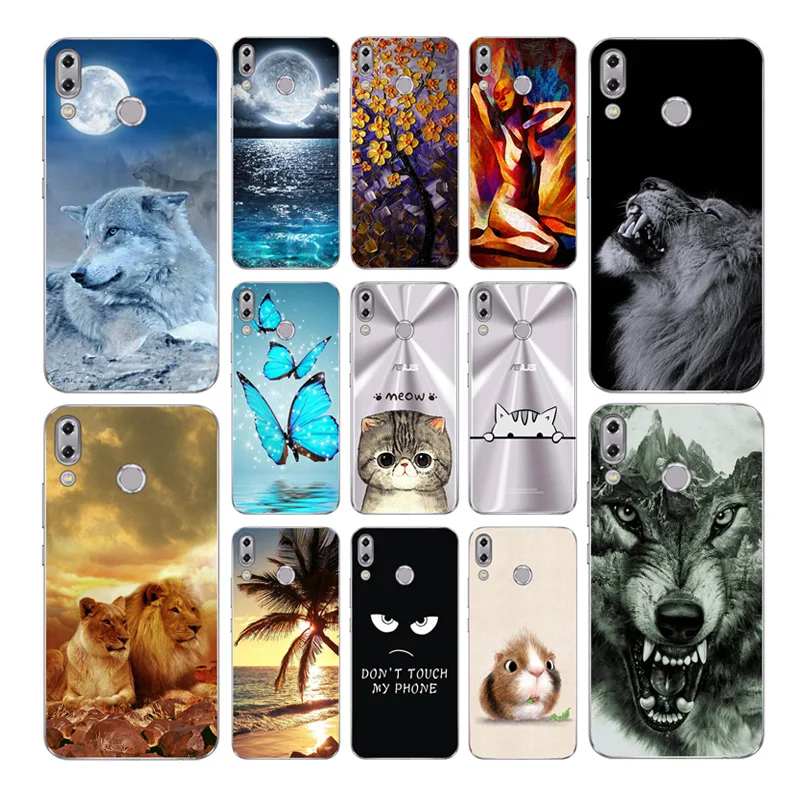 

for Asus Zenfone 5 ZE620KL Case Animals Painted Soft TPU Back Cover for Asus Zenfone 5 ZE620KL Phone bags Zenfone ze620kl fundas