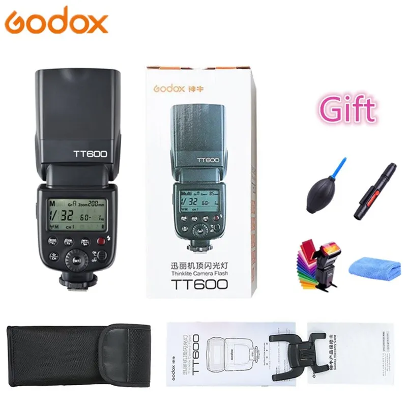 Вспышка Godox TT600 2.4G Wireless GN60 для фотоаппаратов|Фотовспышки| |