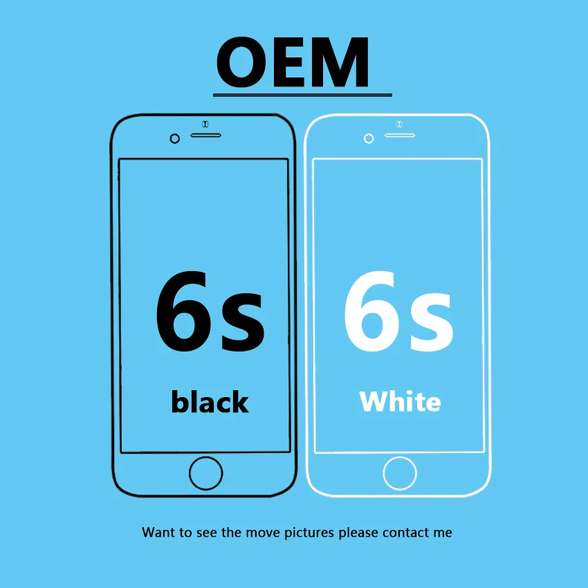 Дешево OEM AAA 4,7 дюйма для iPhone 6S font b lcd b font + оригинальная Гибкая линия + бесплатная доставка черный и белый + слеза инструмент подарок