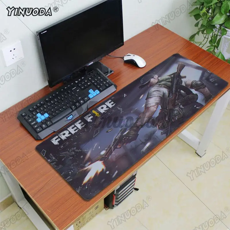 Yinuoda Top Quality Free Fire Durable Rubber Mouse Mat Pad Free Shipping Large Mouse Pad Keyboards Mat mouse pad