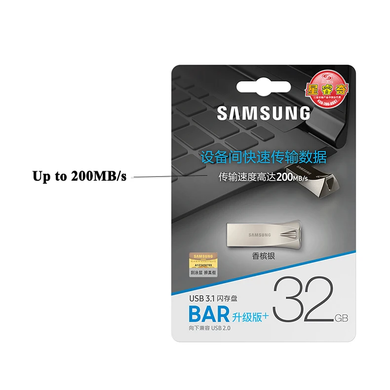 SAMSUNG флэш-накопитель USB 256G 128G 64G 32G USB3.1 Металлический Мини-накопитель ручка-накопитель карта памяти устройство для хранения U диск