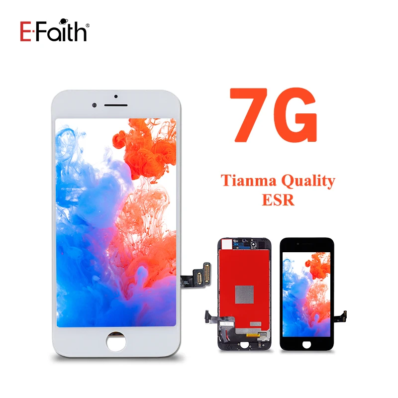 

EFaith 10Pcs Tianma Quality Screen or Display for iPhone 7 LCD ESR Screen Touch Digitizer Assembly Replacement with 3D Touch