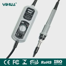 YIHUA 908+ паяльник Портативный Утюг, высокое качество, прочные, регулируемая температура Портативный паяльник 110 В/220 В