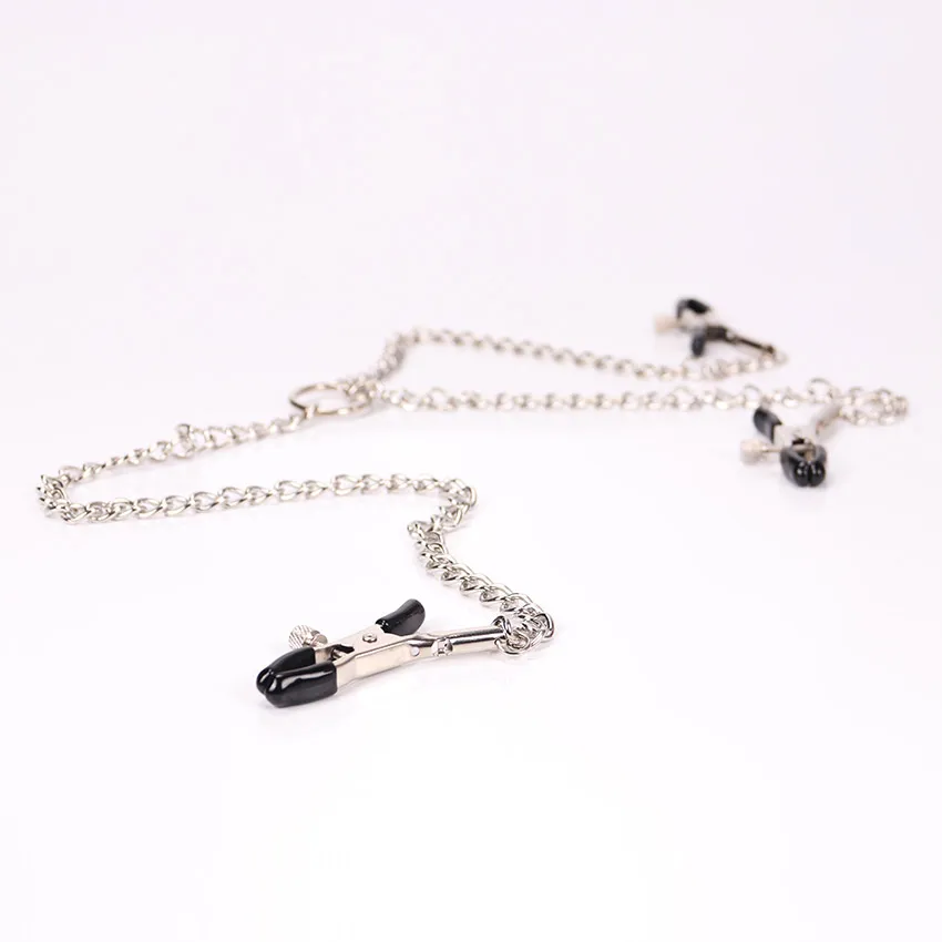 Femme Sexy trois pinces à tétons lèvres pinces à tétons avec pinces à chaîne esclave fétiche jouets outil sexuel adulte Ga_voghion.com