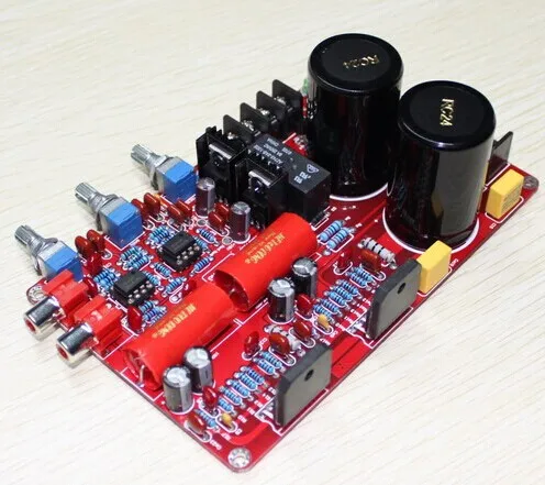 Готовая Плата усилителя микшера breeze audio LM3886 + NE5532/2*68 Вт стерео интегрированная