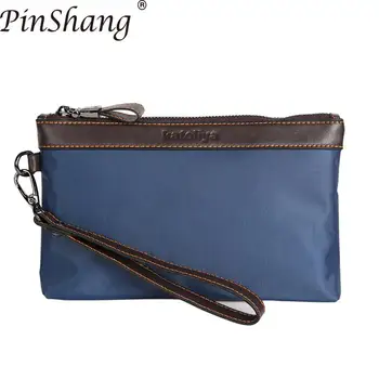 

PinShang Men Wallet Canvas Fashionable Long Envelope Design Handbag Casual Grabing Bag Wallet Gift Purses and Wallets ZK40